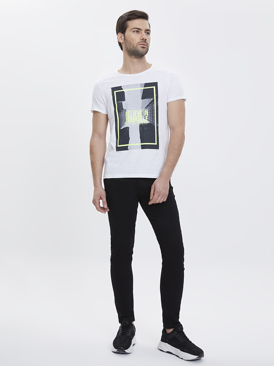 Slim Fit Erkek Tshirt K.kol