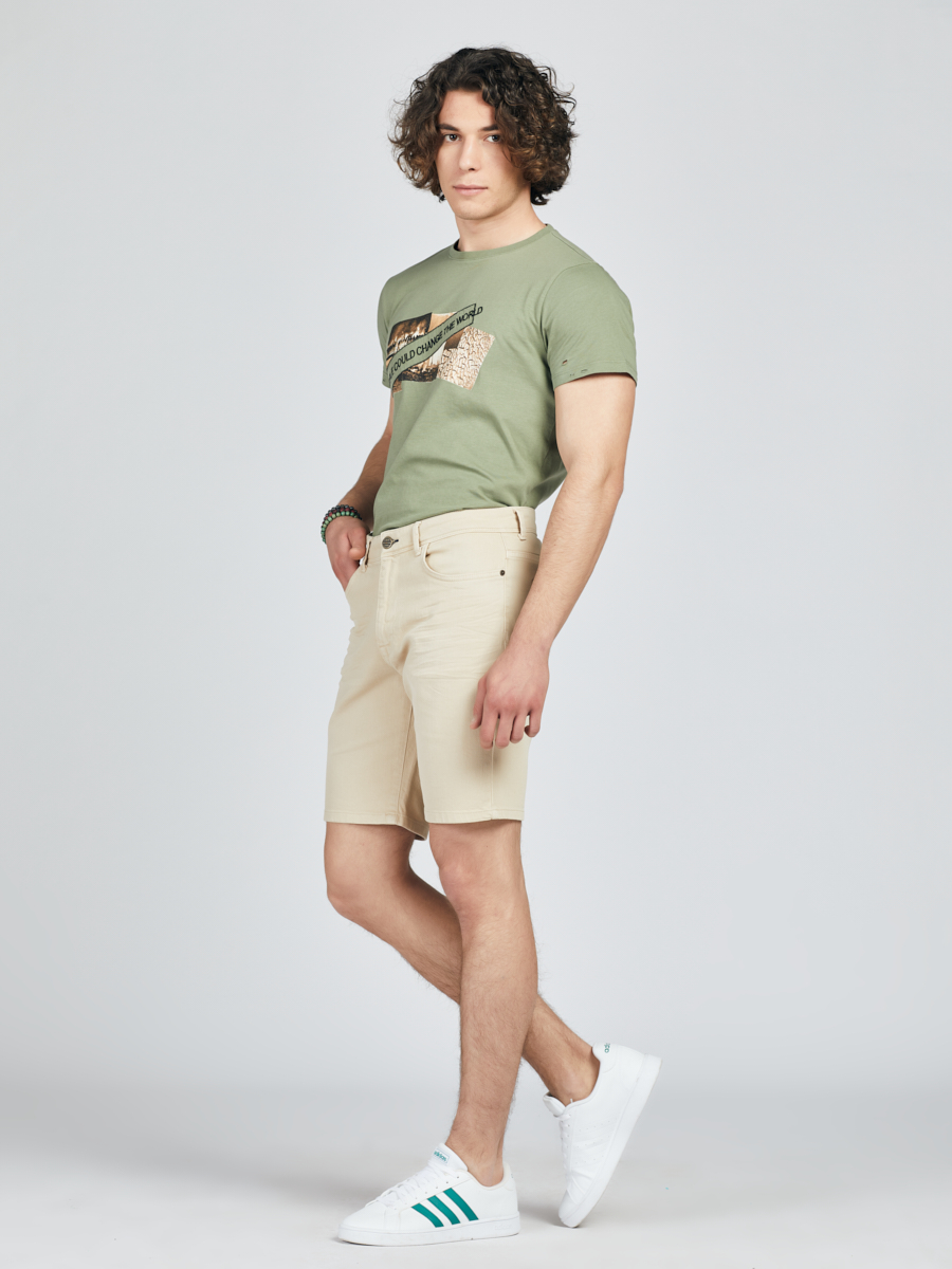 Slim Fit Erkek Şort