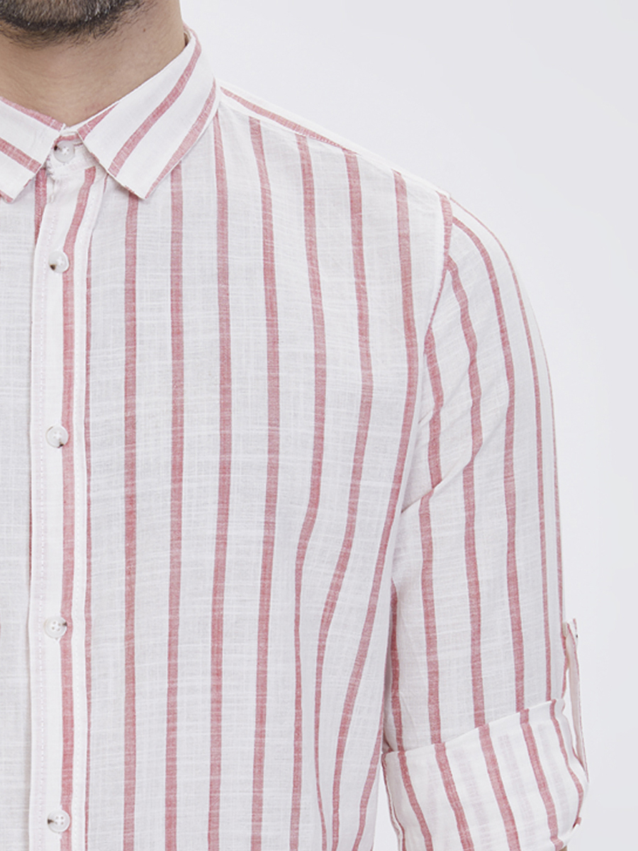 Slim Fit Erkek Gömlek U.kol