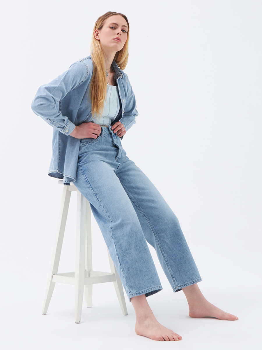 Wide Leg Regular Fit Kadın Pantolon