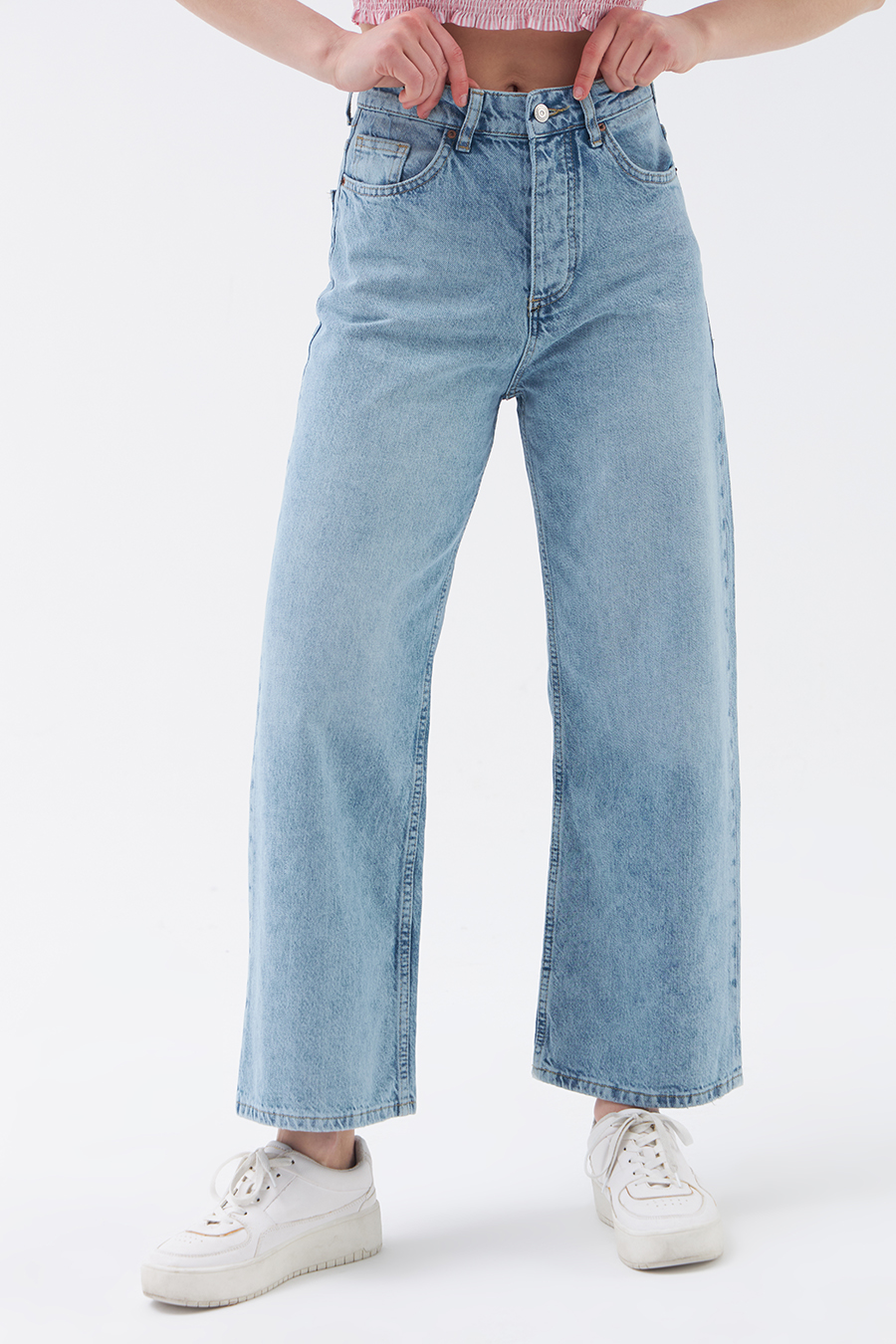 Wide Leg Regular Fit Kadın Pantolon
