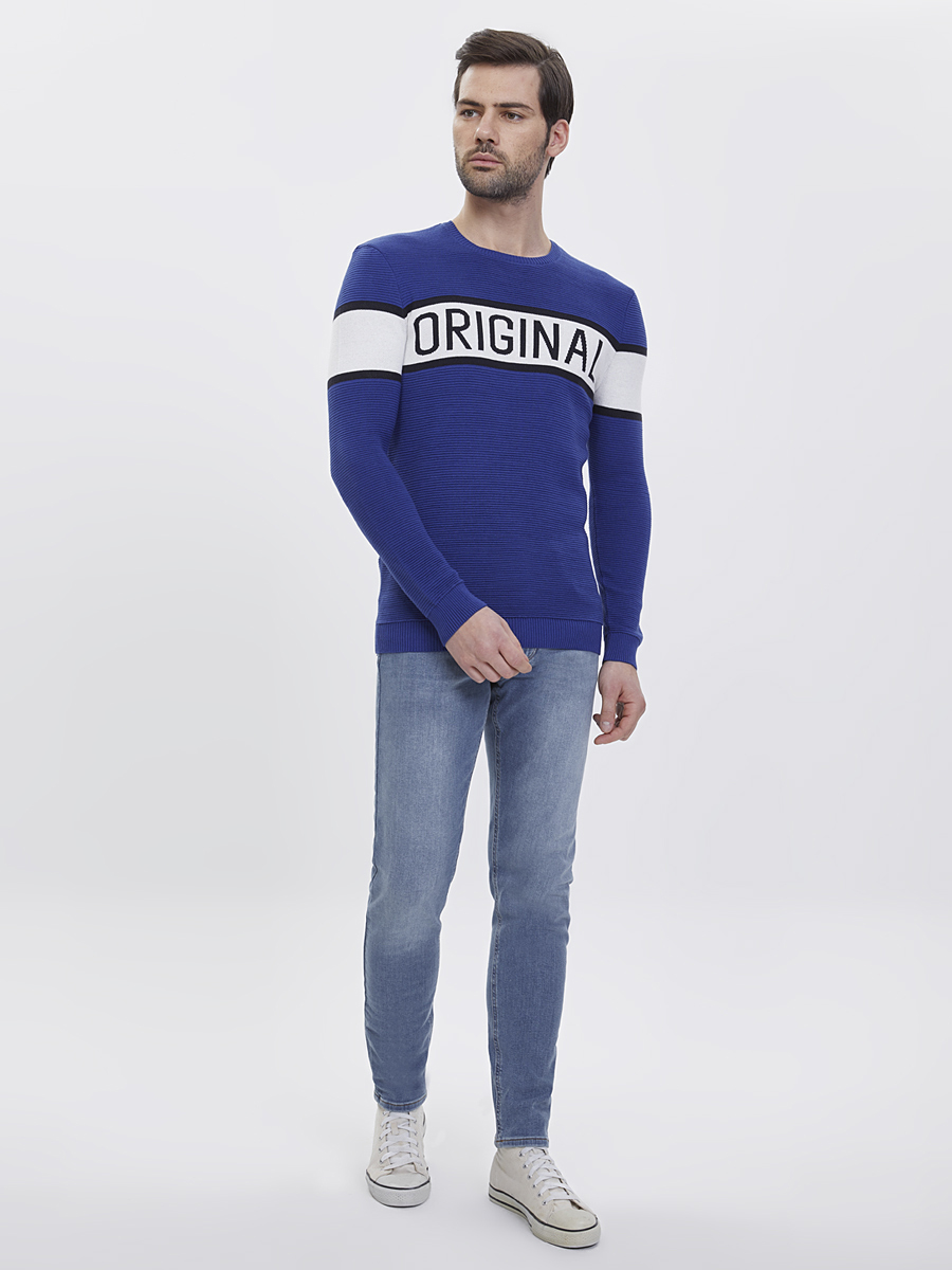 Slim Fit Erkek Kazak