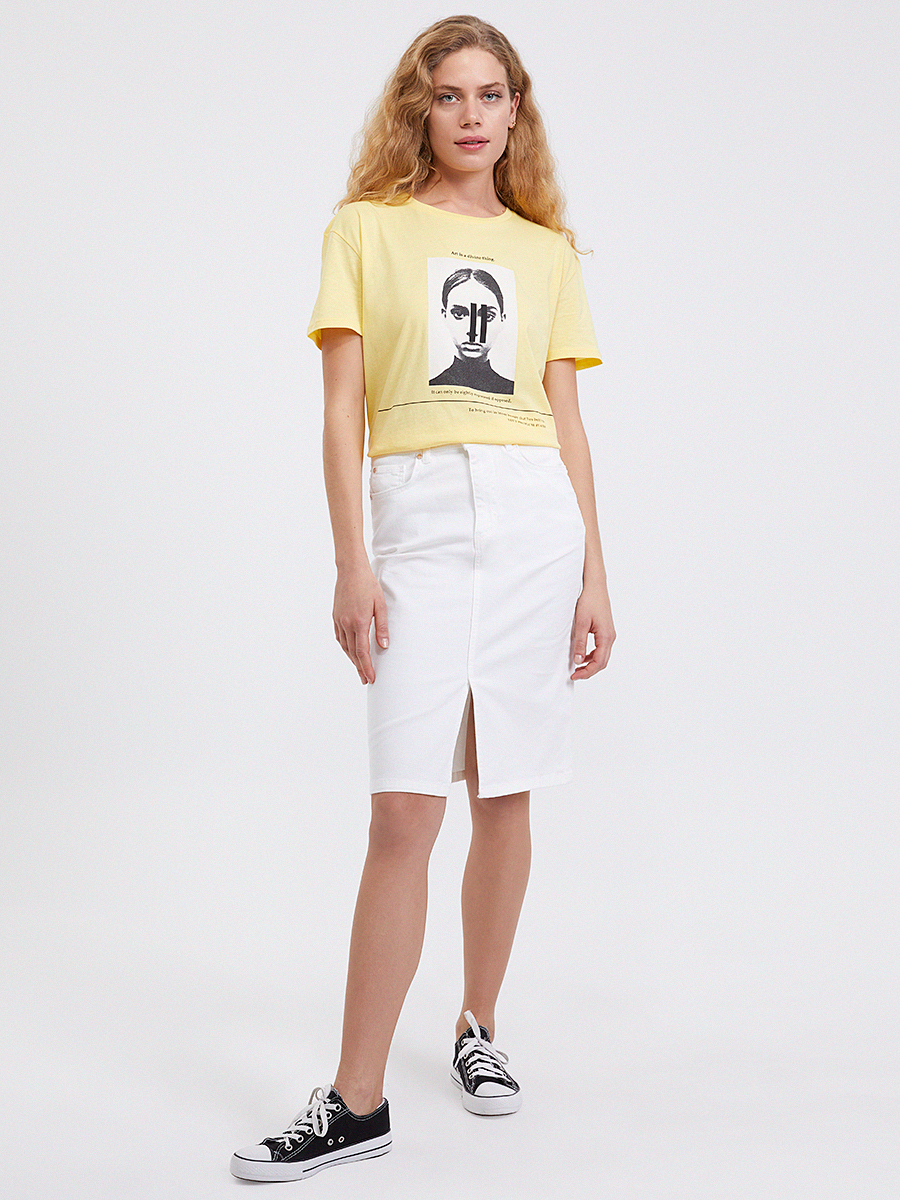 Slim Fit Kadın Etek