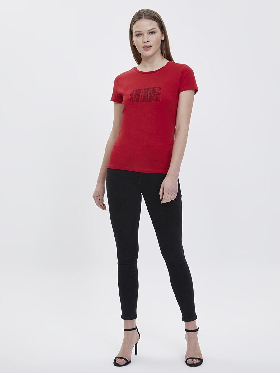 Slim Fit Kadın Tshirt K.kol