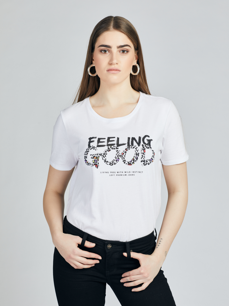 Slim Fit Kadın Tshirt K.kol