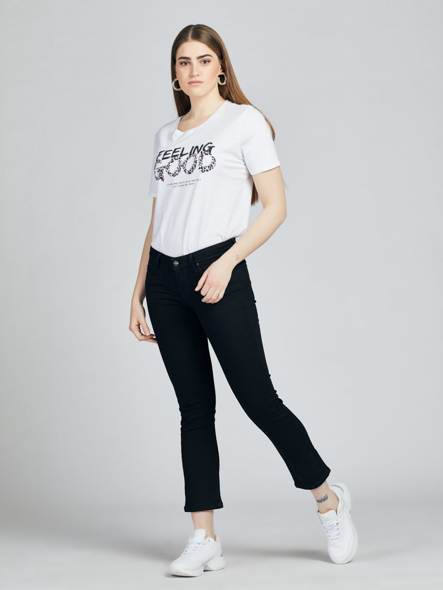 Slim Fit Kadın Tshirt K.kol