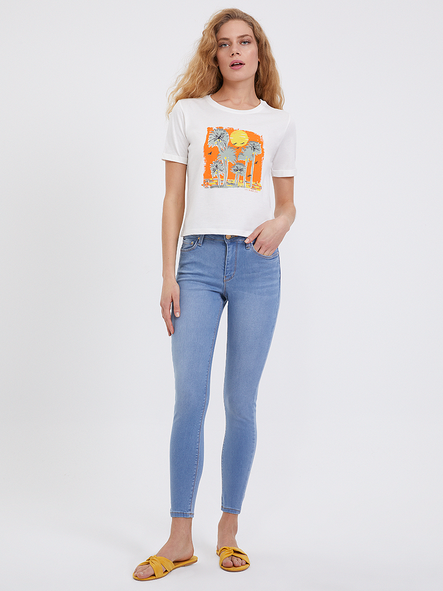 Nicole Skinny Fit Kadın Pantolon