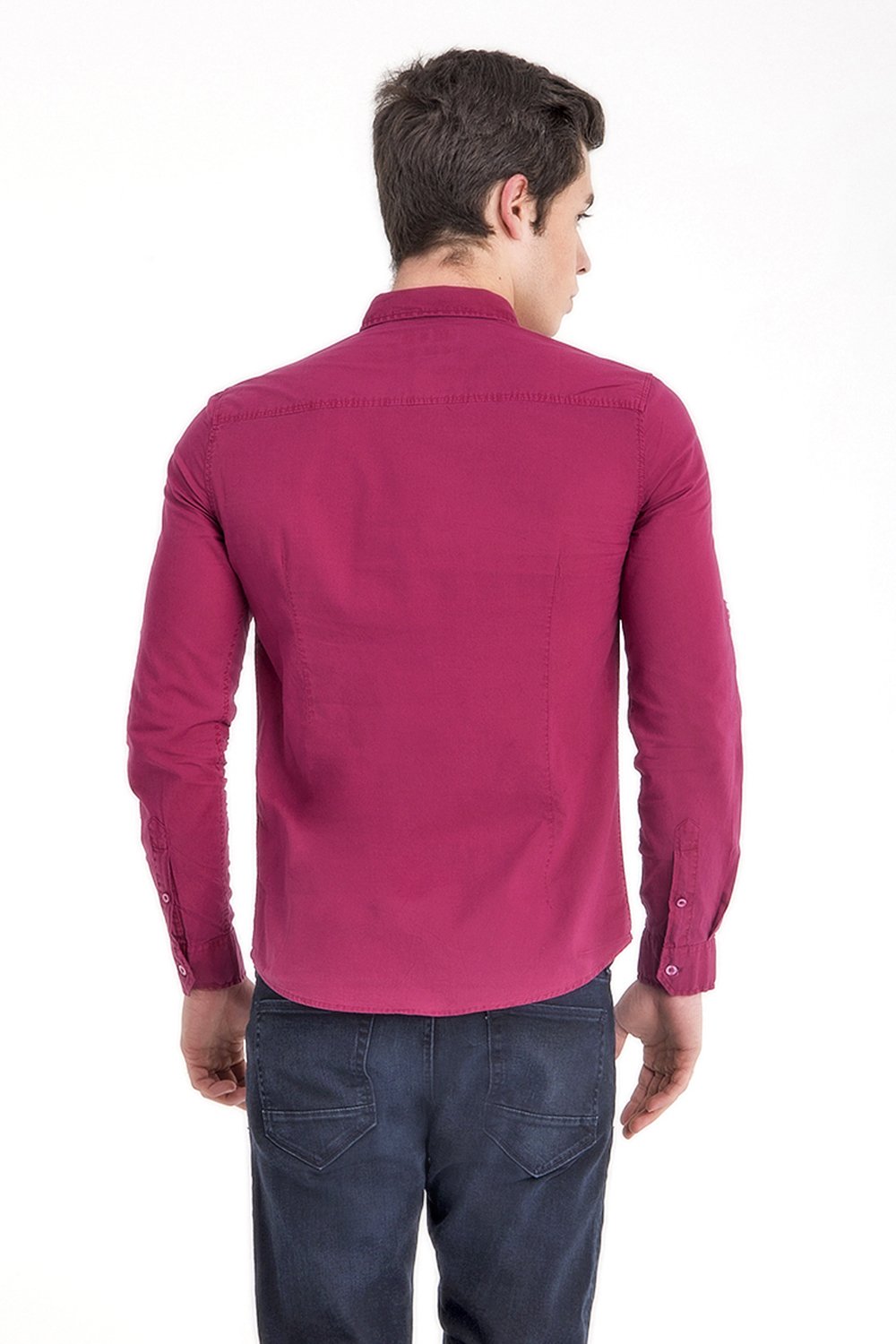 Slim Fit Erkek Gömlek U.kol