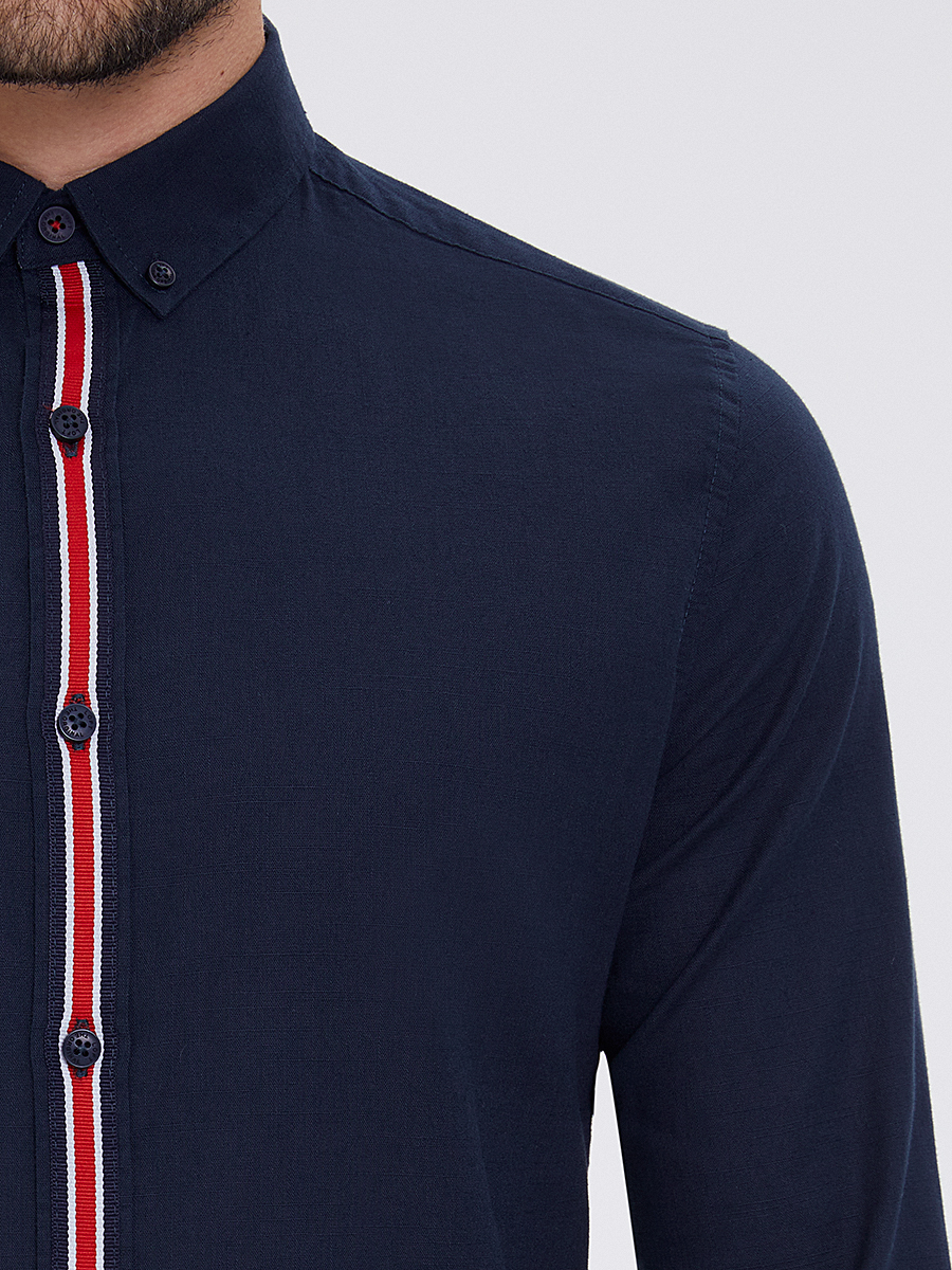 Slim Fit Erkek Gömlek U.kol