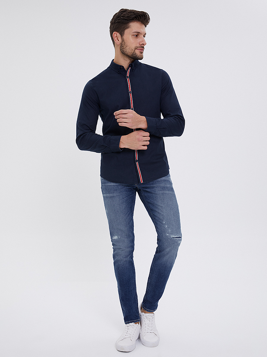 Slim Fit Erkek Gömlek U.kol