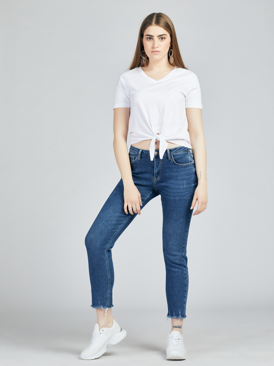Girlfriend Ultra Slim Fit Kadın Pantolon