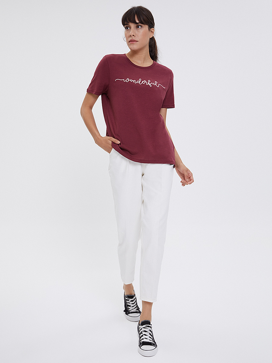 Regular Fit Kadın Tshirt K.kol