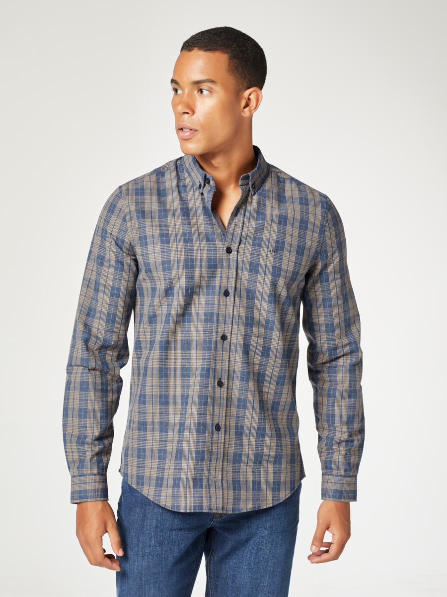 Regular Fit Erkek Gömlek U.kol