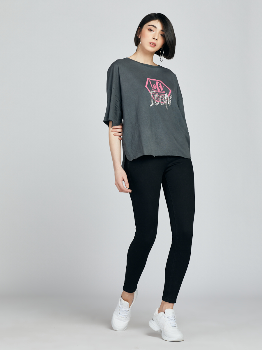 Loose Fit Kadın Tshirt K.kol