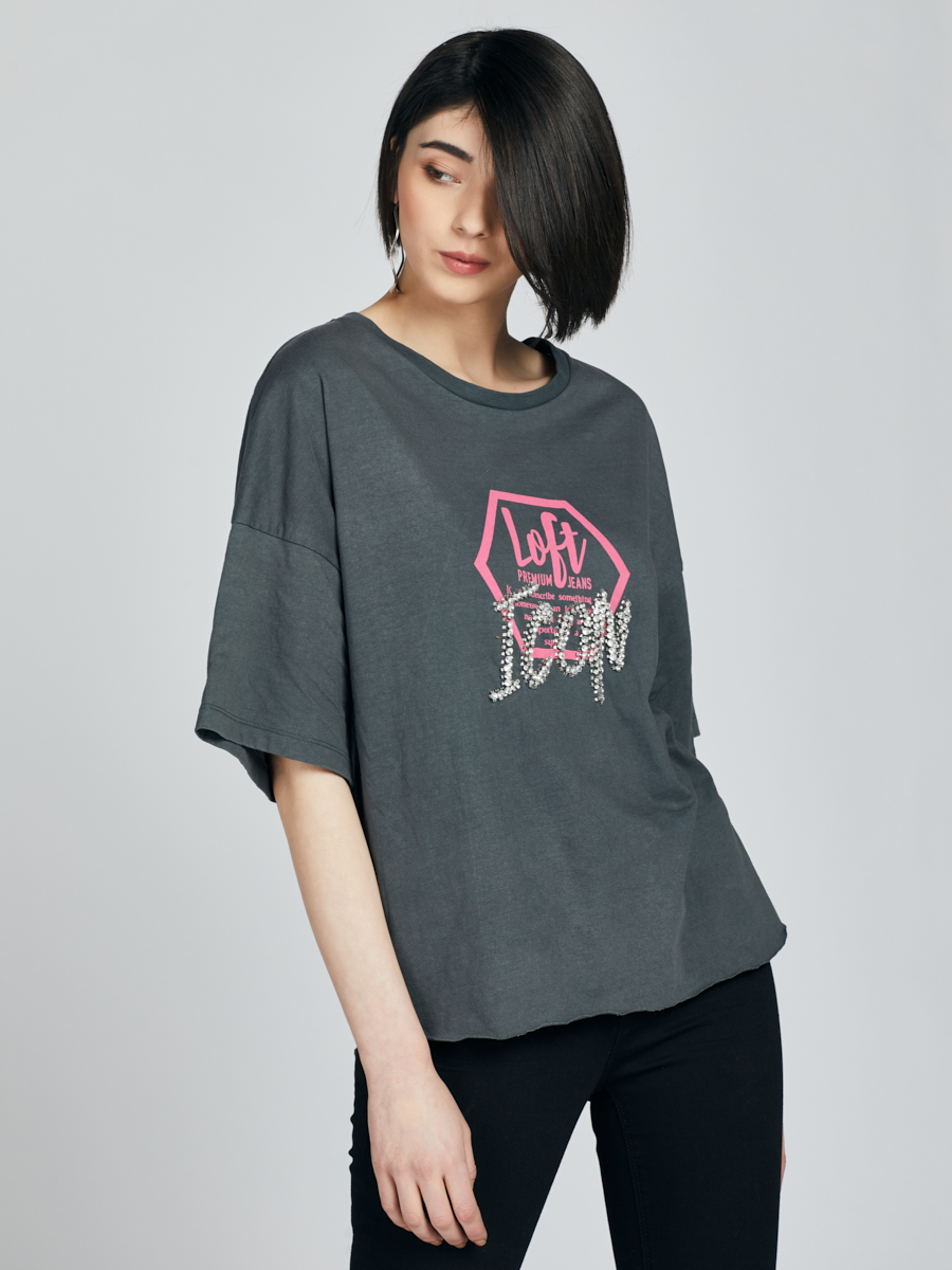 Loose Fit Kadın Tshirt K.kol
