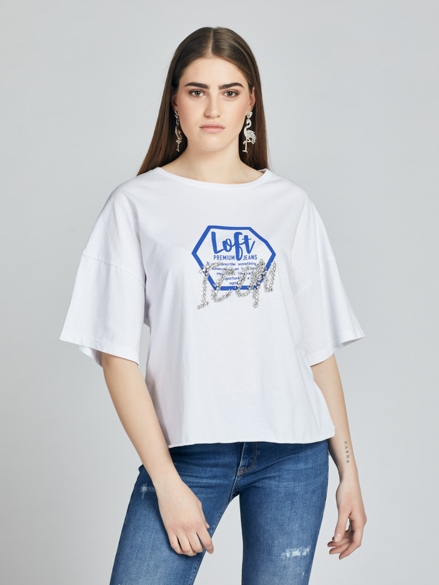 Loose Fit Kadın Tshirt K.kol