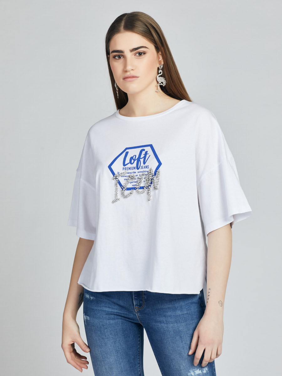 Loose Fit Kadın Tshirt K.kol