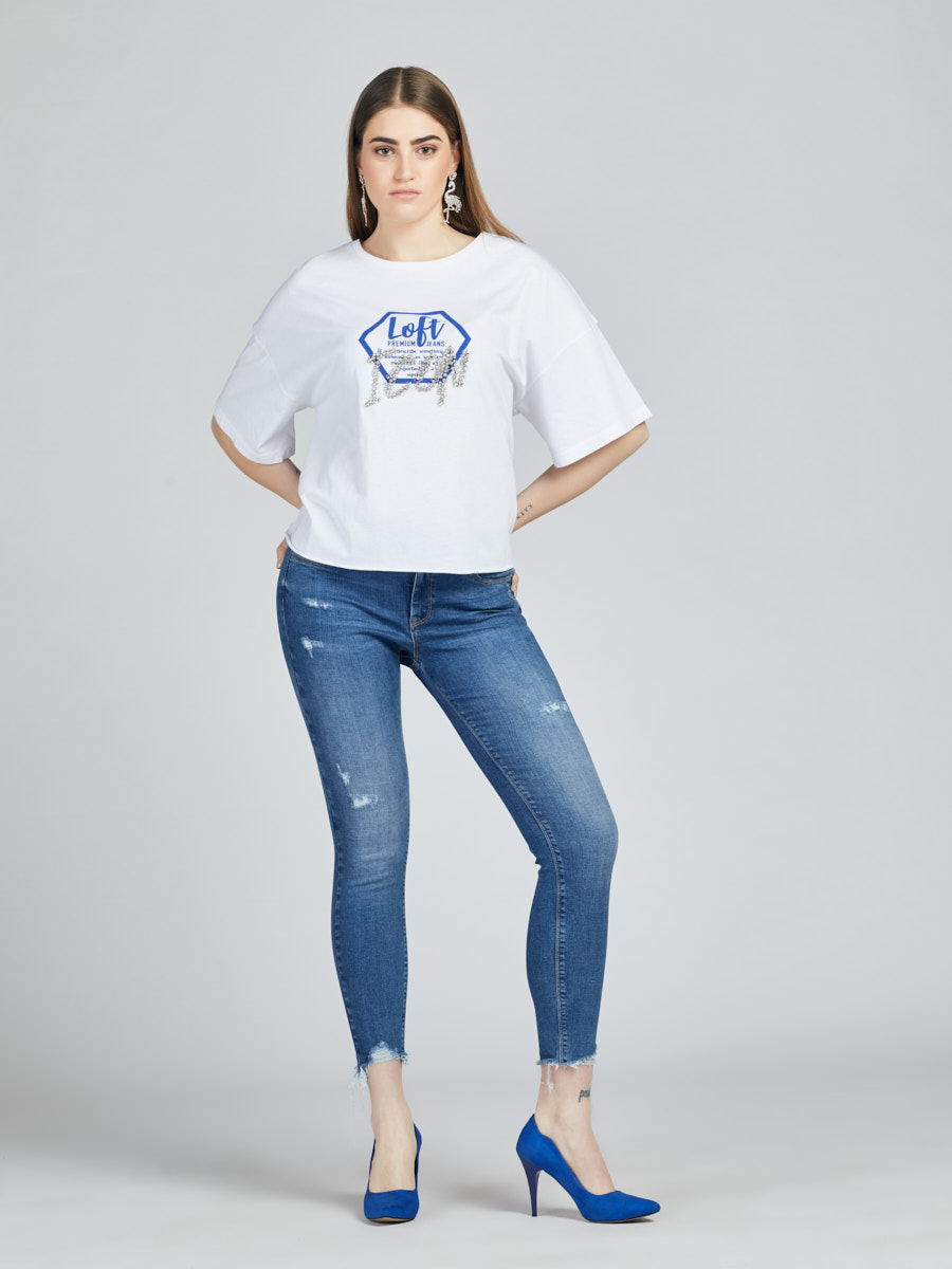Loose Fit Kadın Tshirt K.kol