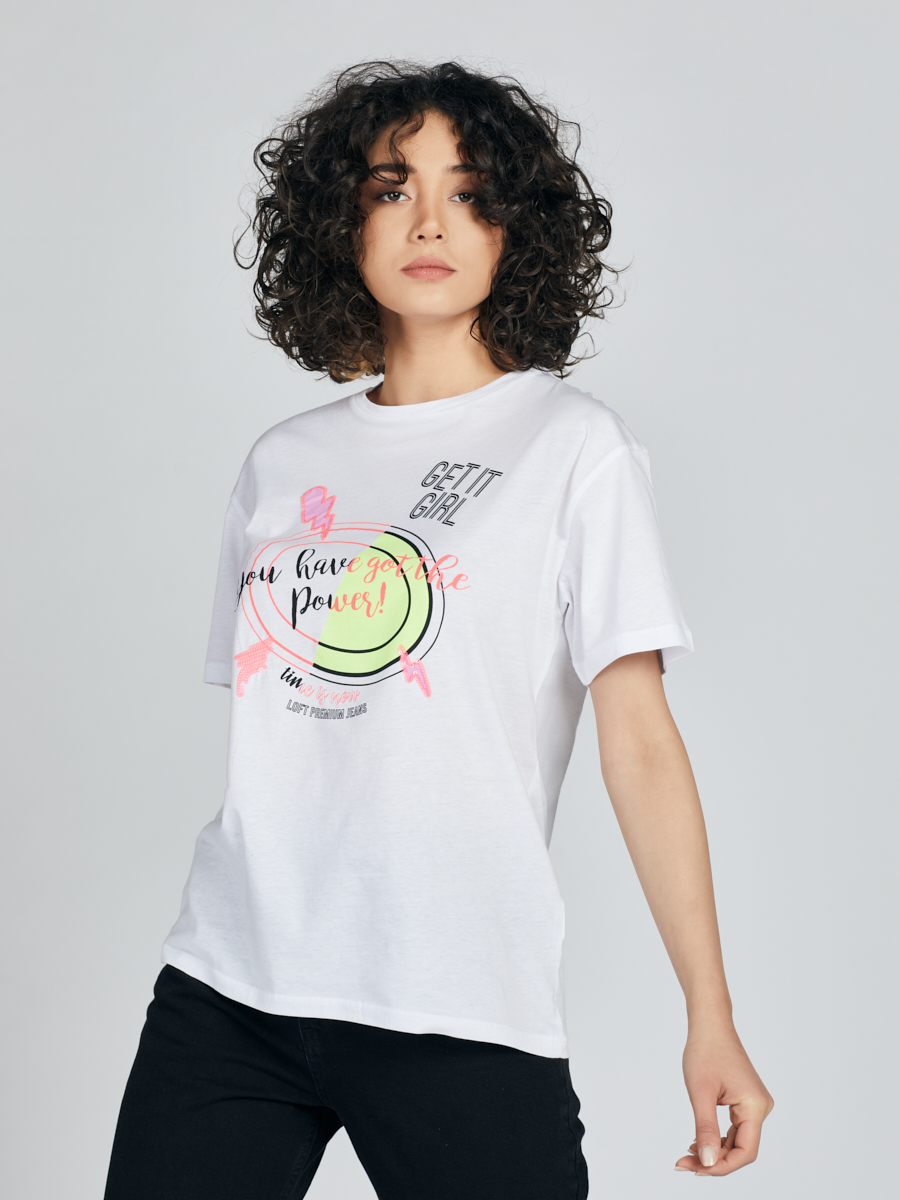 Loose Fit Kadın Tshirt K.kol