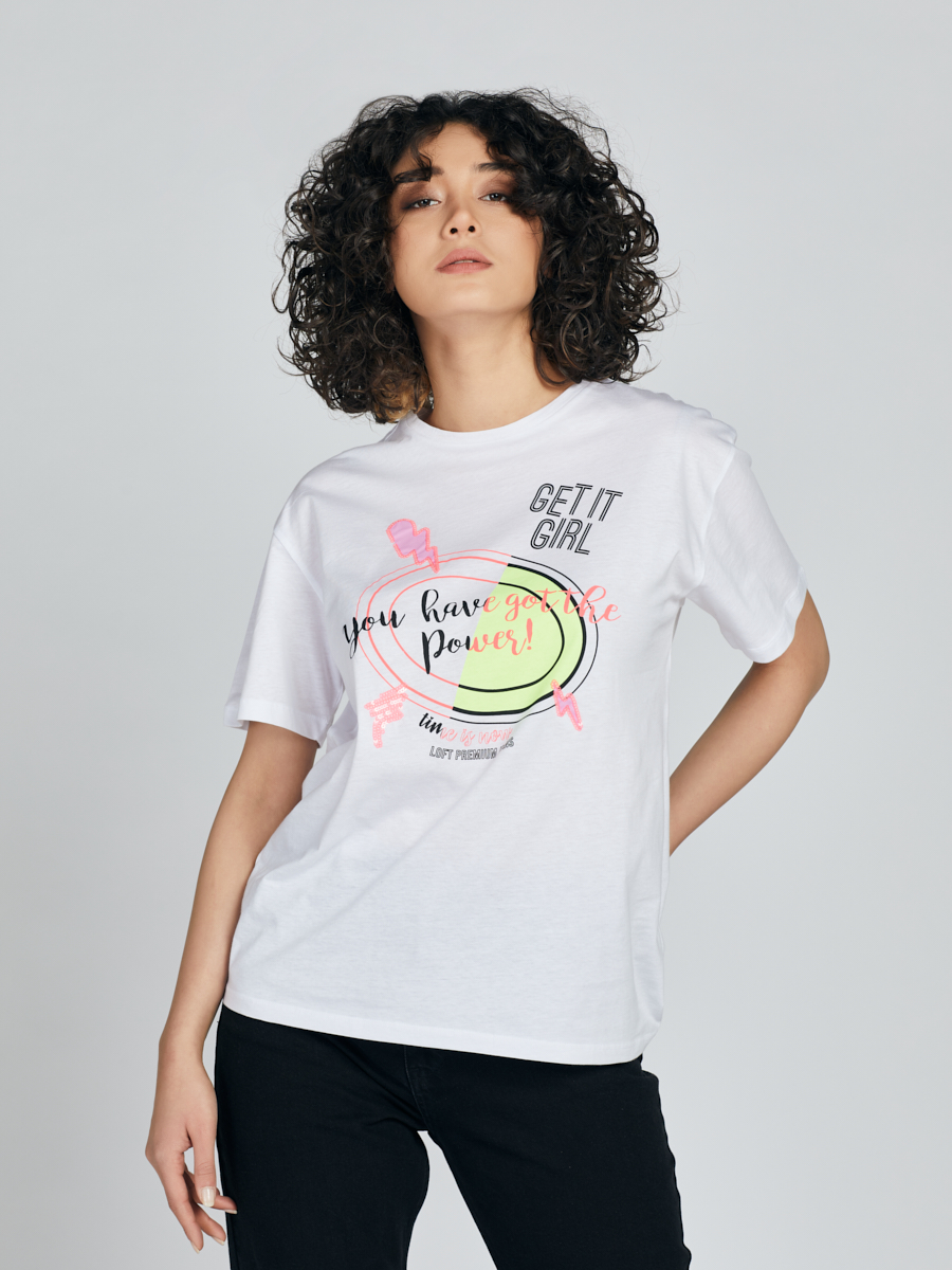 Loose Fit Kadın Tshirt K.kol