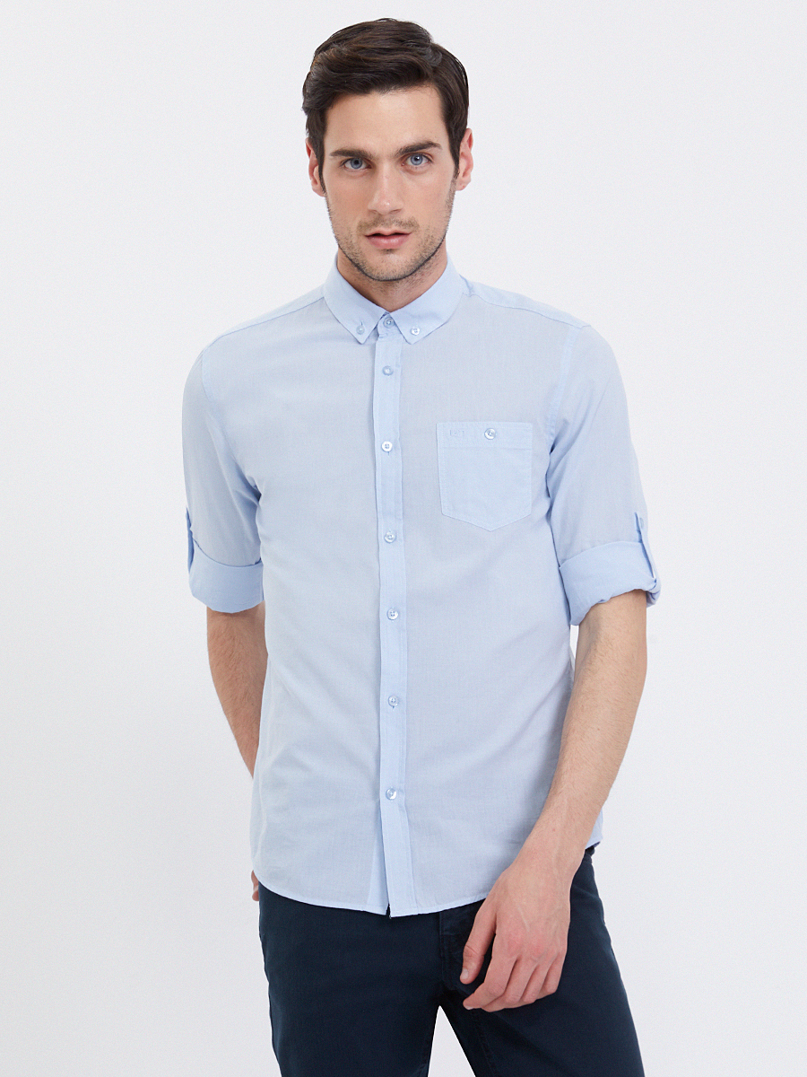 Slim Fit Erkek Gömlek U.kol