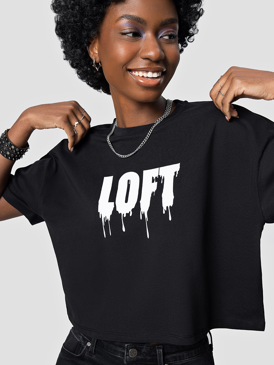 Long Crop Kadın Tshirt K.kol