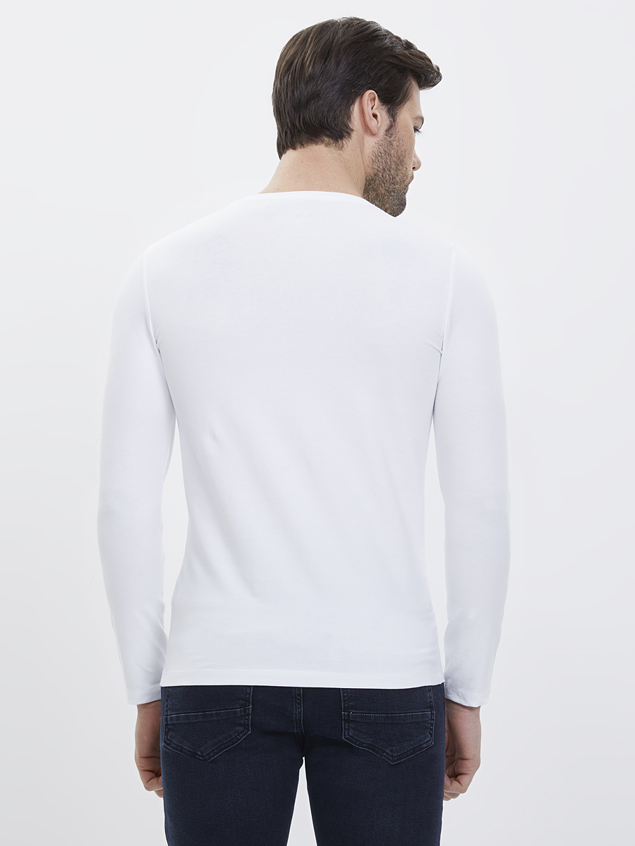 Slim Fit Erkek Tshirt U.kol