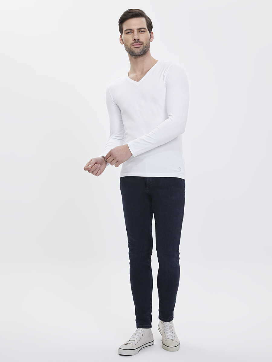 Slim Fit Erkek Tshirt U.kol