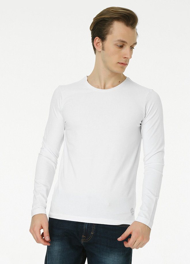 Slim Fit Erkek Tshirt U.kol