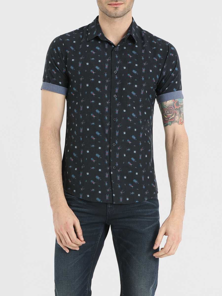 Slim Fit Erkek Gömlek K.kol