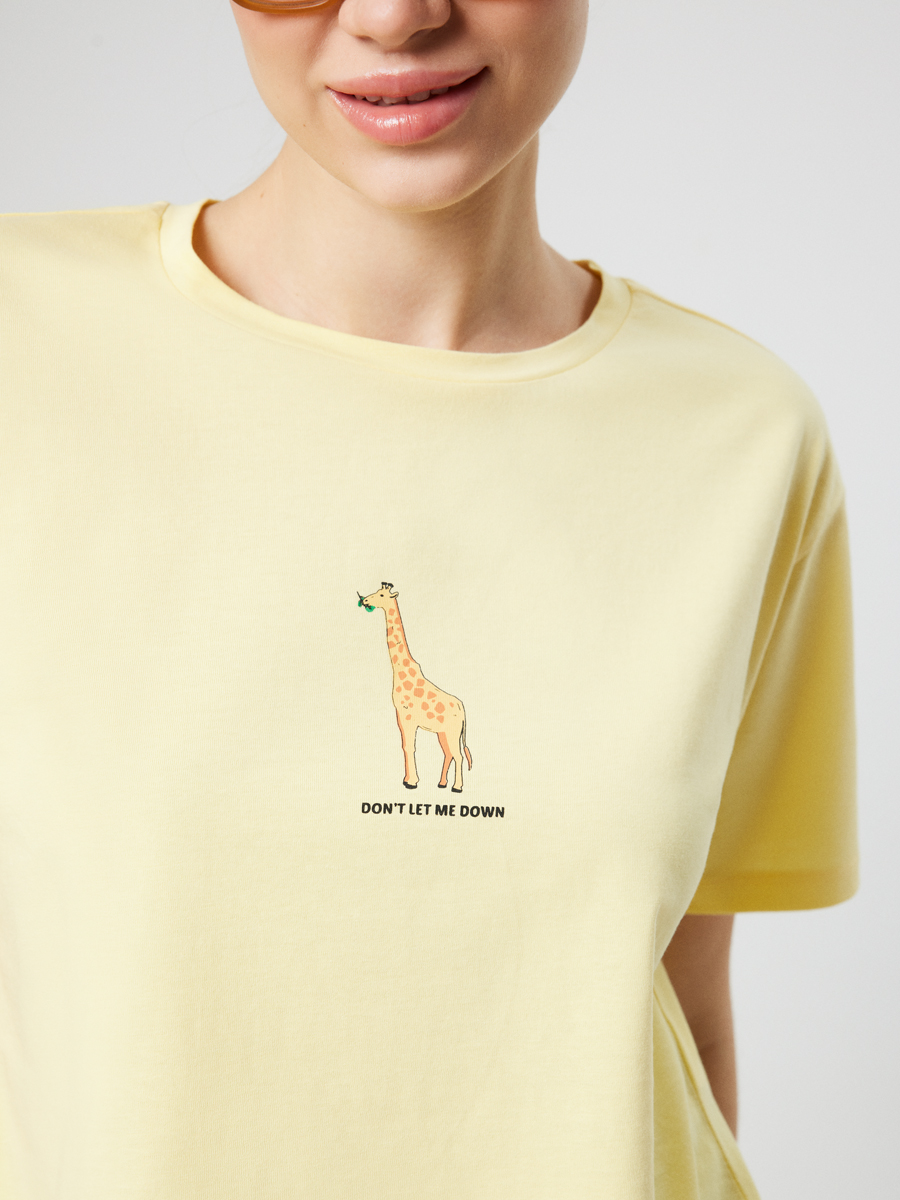 Long Crop Kadın Tshirt K.kol