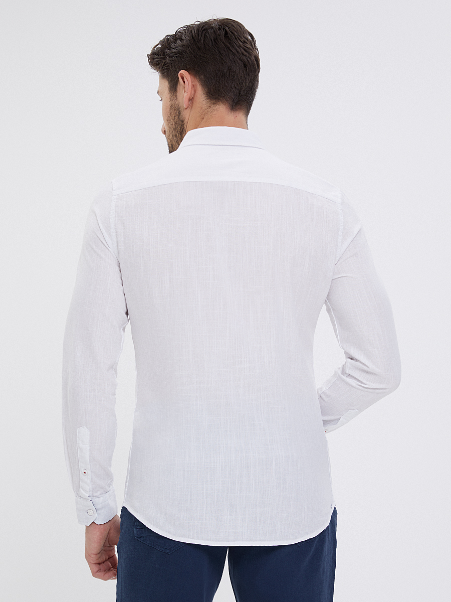 Slim Fit Erkek Gömlek U.kol
