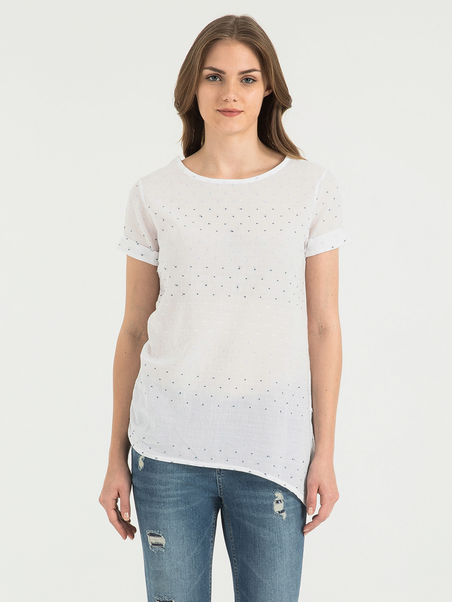 Regular Fit Kadın Bluz K.kol