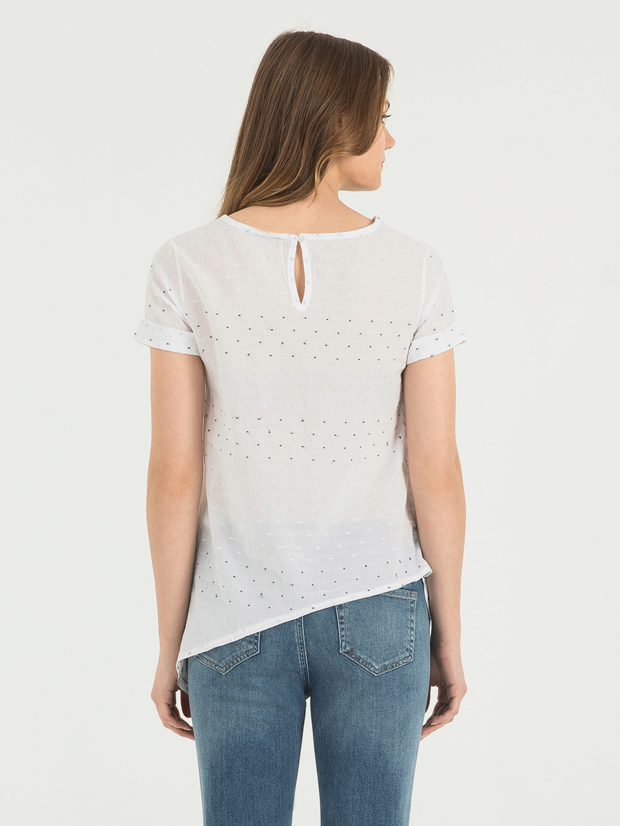 Regular Fit Kadın Bluz K.kol