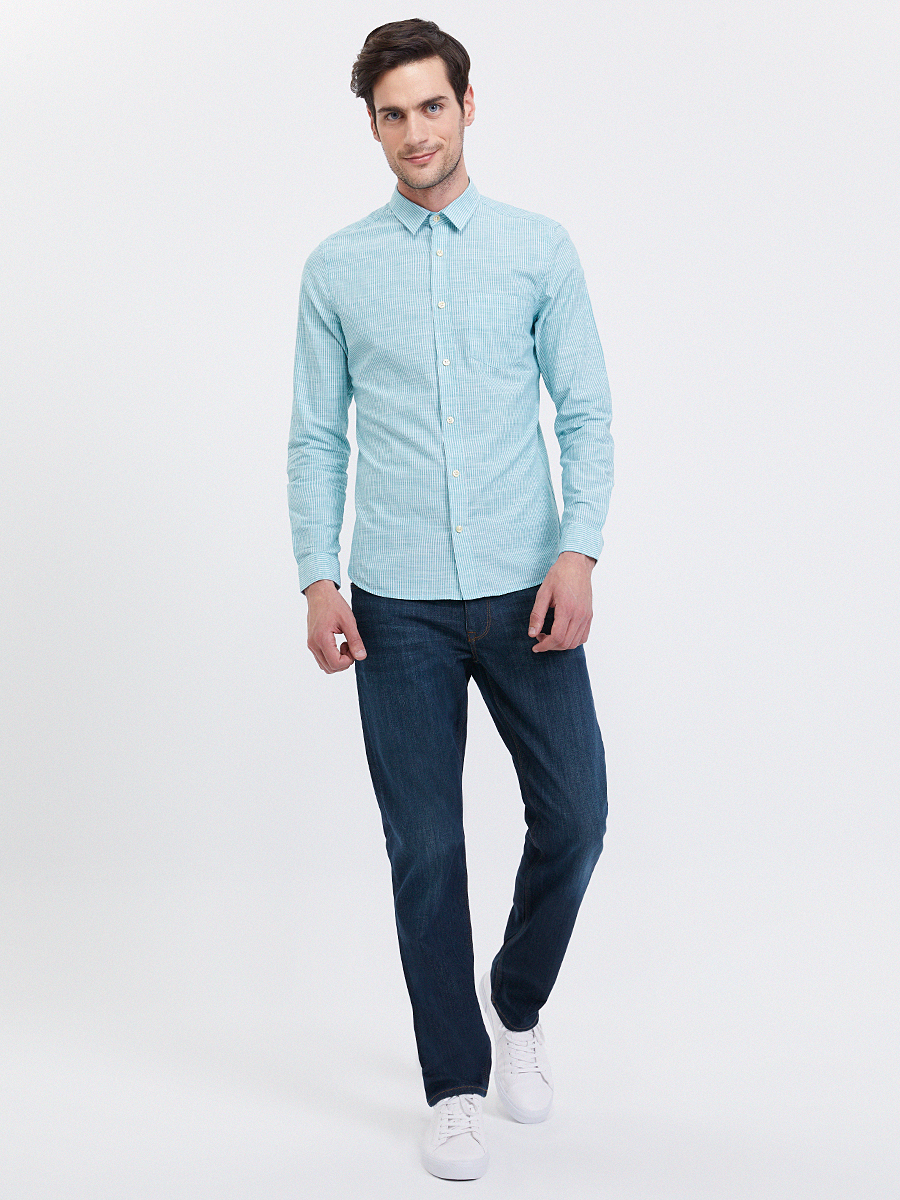 Slim Fit Erkek Gömlek U.kol