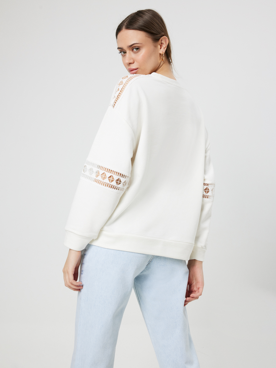 Loose Fit Kadın Sweatshirt