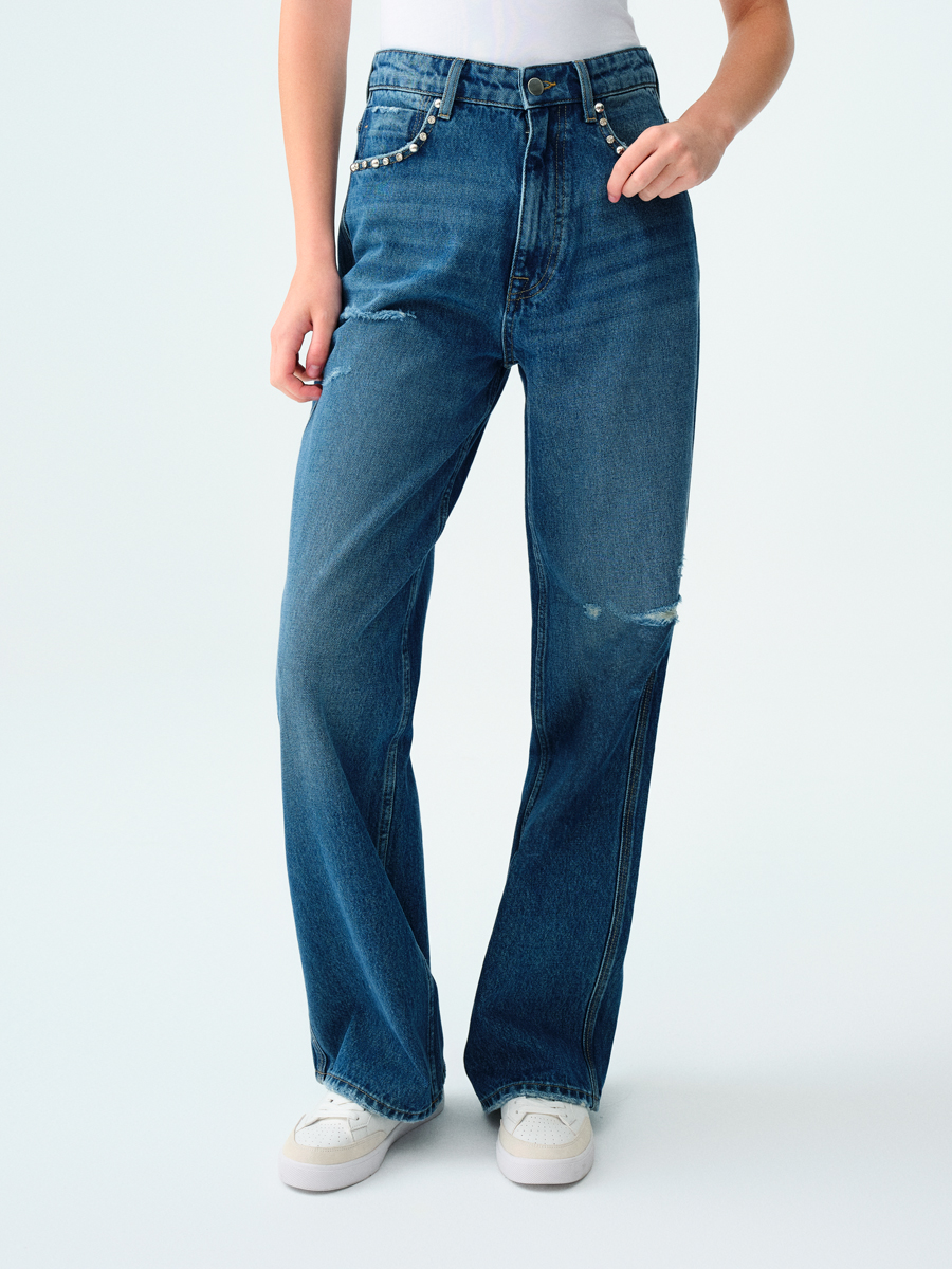 Trendyol Women Normal Waist Wide Leg Trousers Pantaloni Donna Trendyol Women Normal Waist Wide Leg Trousers Pantaloni Donna