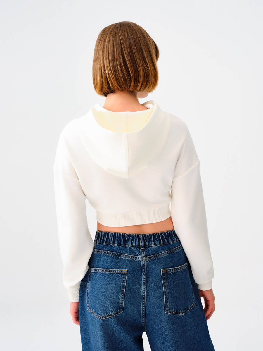 Crop Kadın Sweatshirt