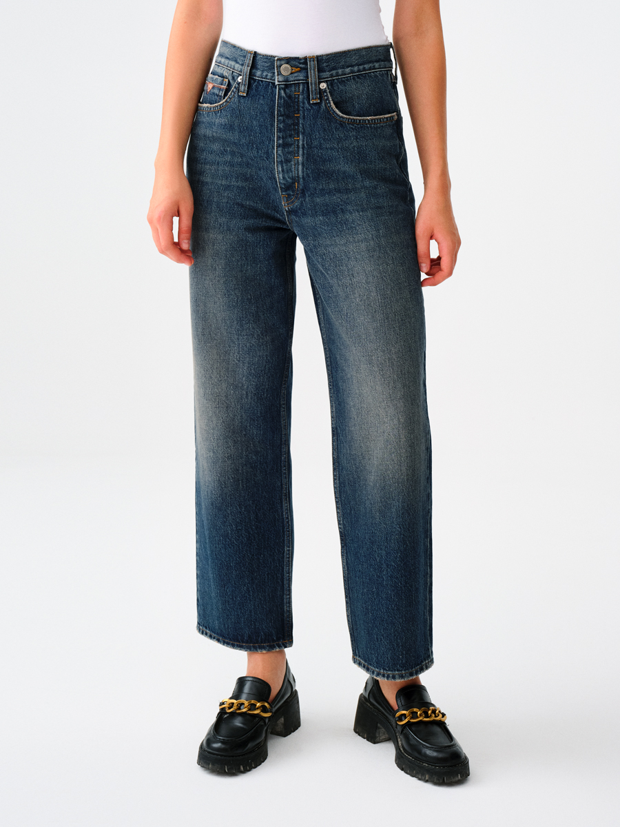 Vintage Straight Regular Fit Kadın Pantolon