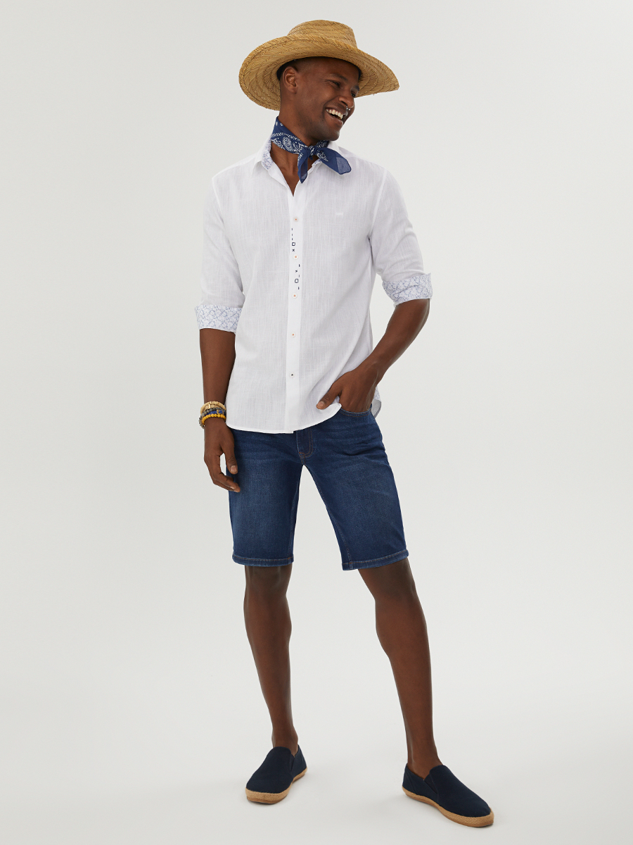 Slim Fit Erkek Şort