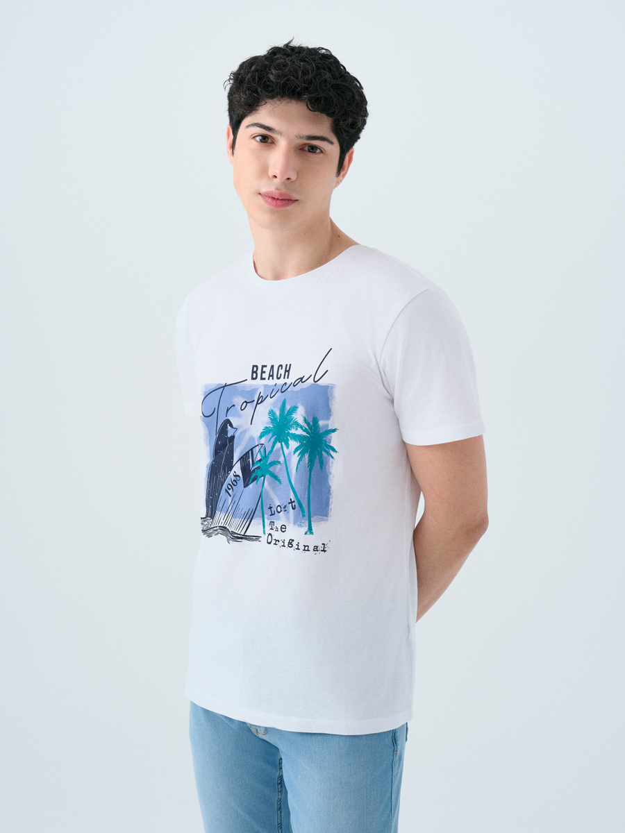 Slim Fit Erkek Tshirt K.kol