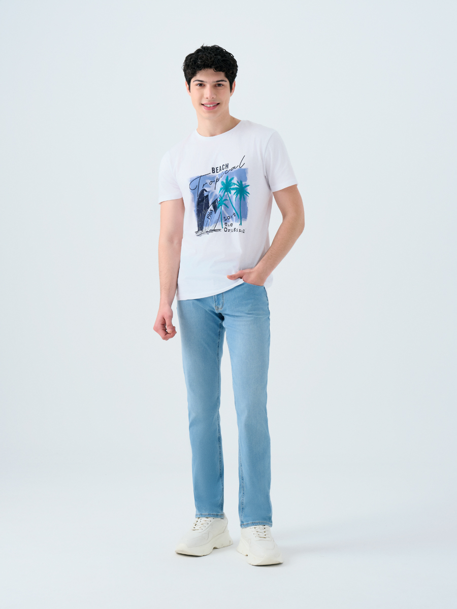 Slim Fit Erkek Tshirt K.kol