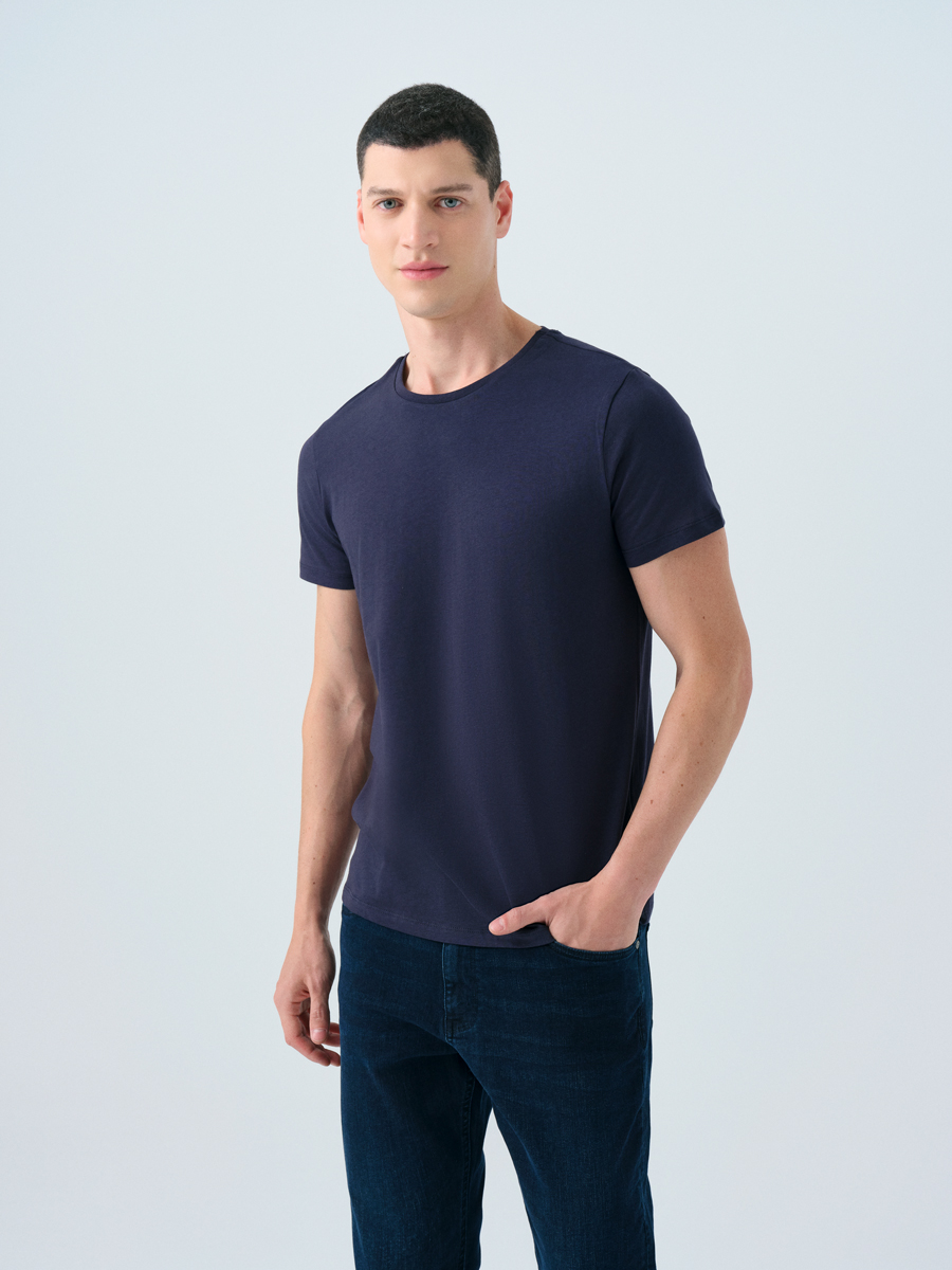 Slim Fit Erkek Tshirt K.kol