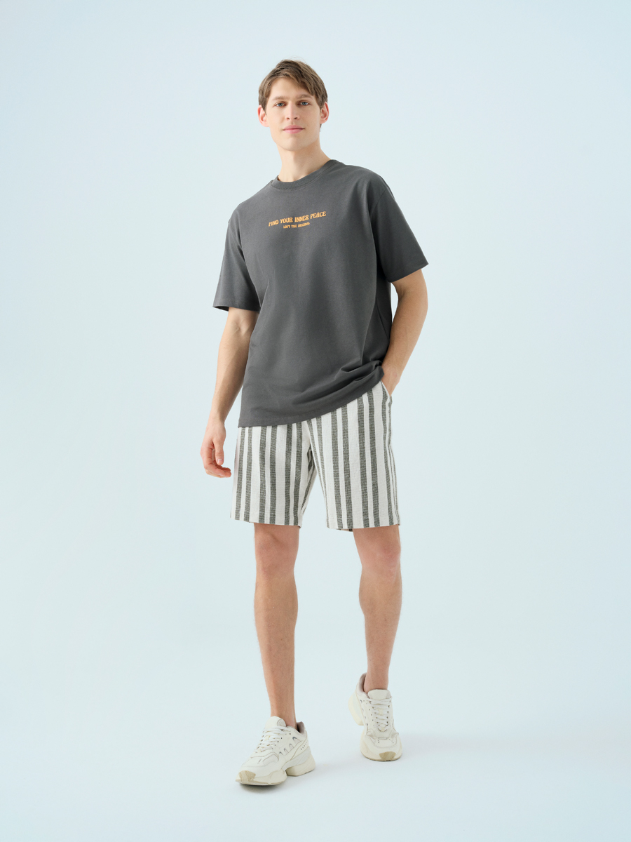 Loose Fit Erkek Tshirt K.kol