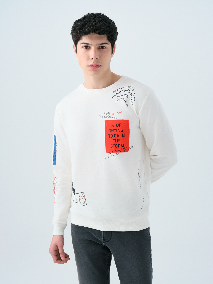 Regular Fit Erkek Sweatshirt