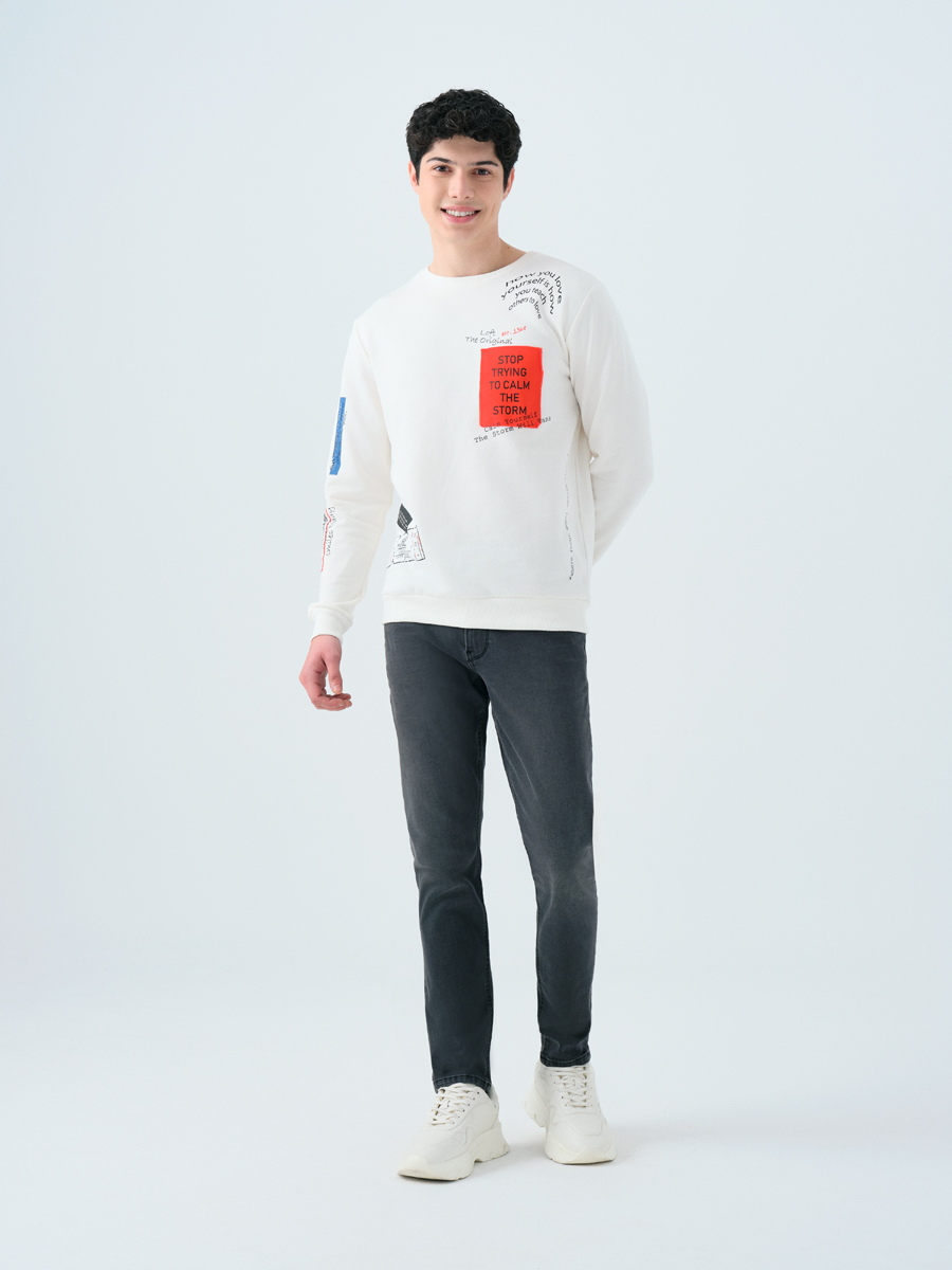 Regular Fit Erkek Sweatshirt