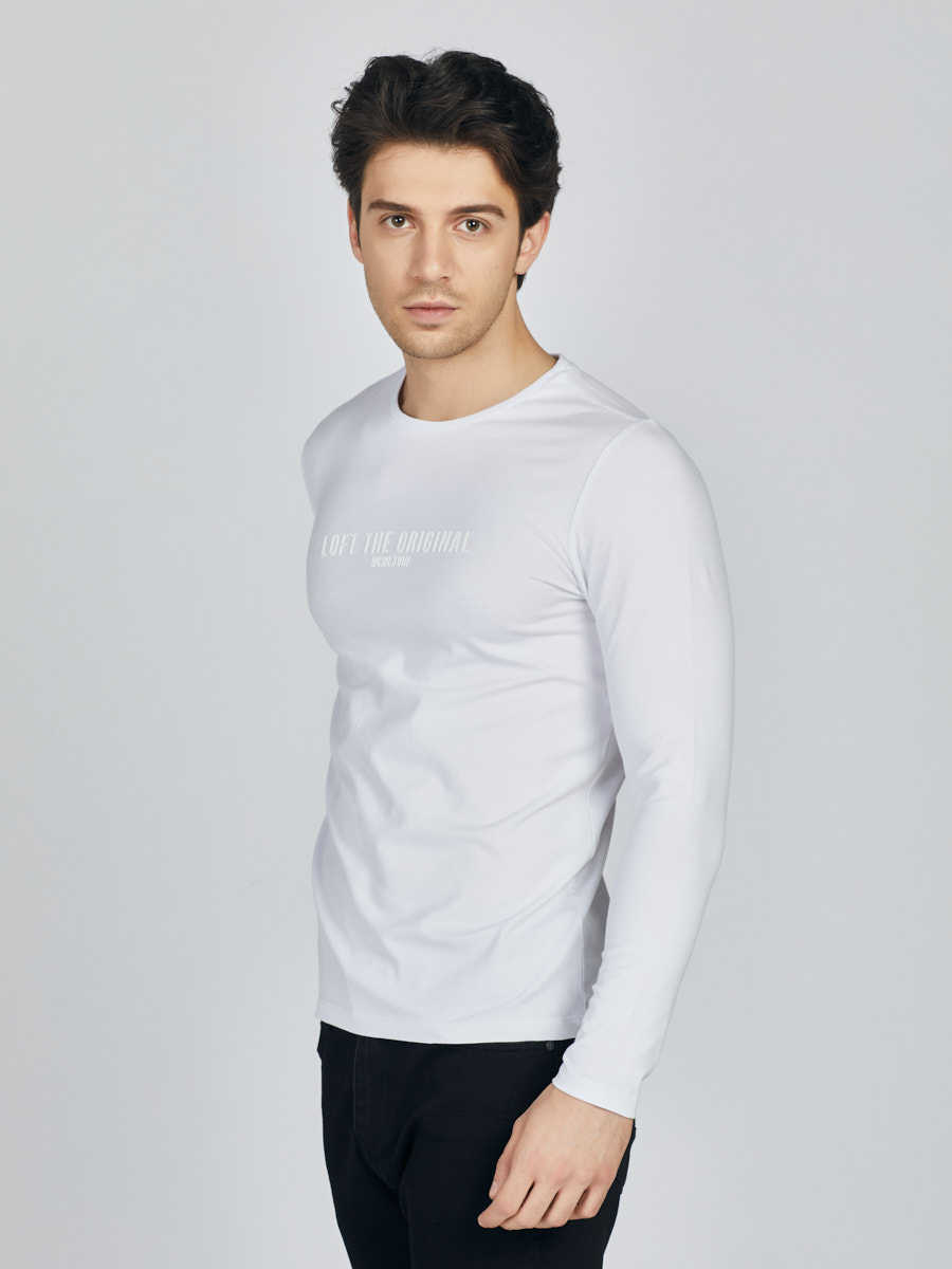 Slim Fit Erkek Tshirt U.kol