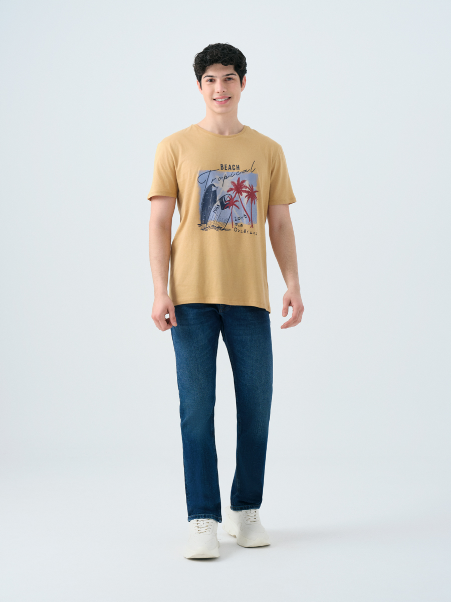 Slim Fit Erkek Tshirt K.kol