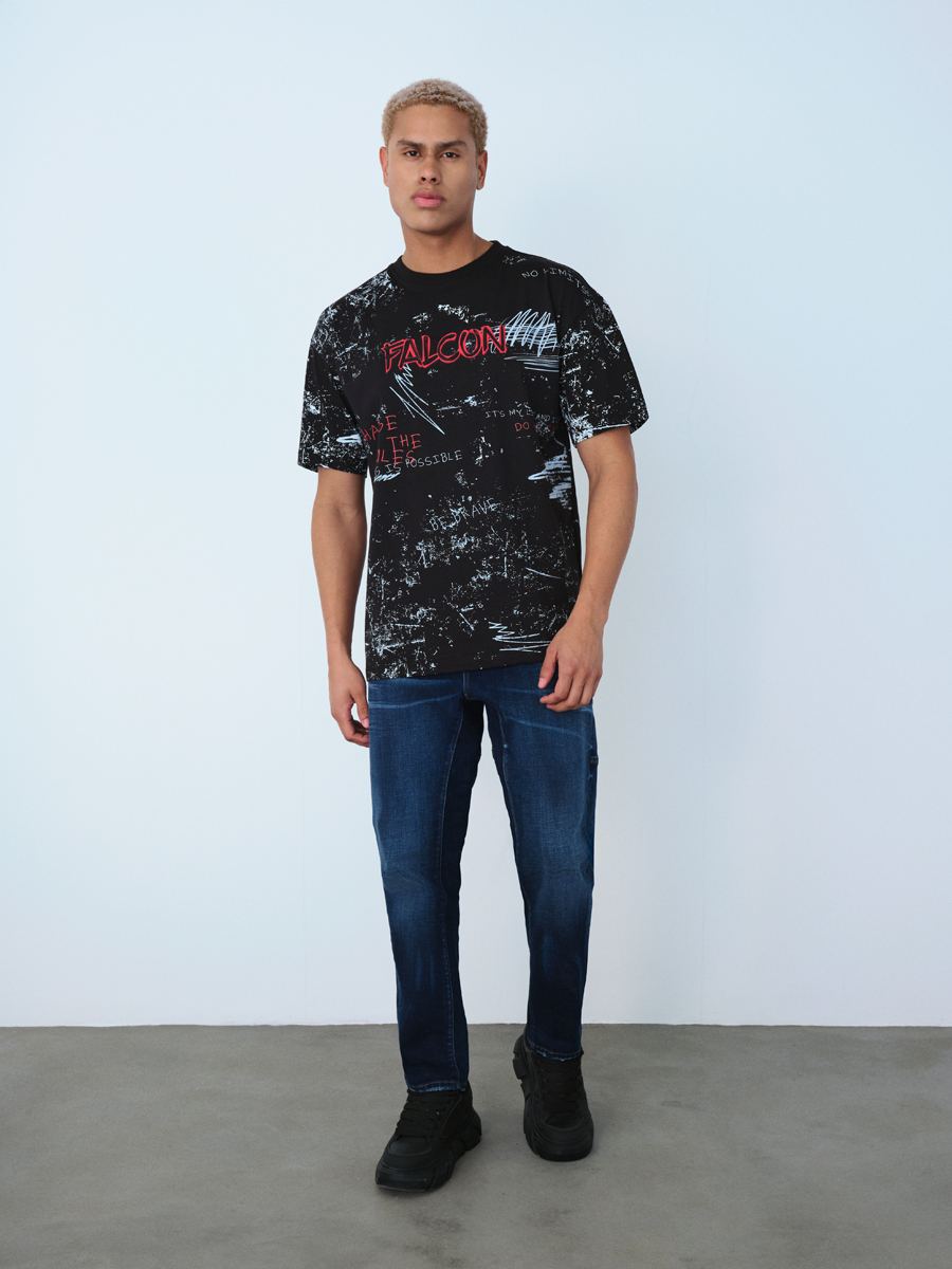 Loose Fit Erkek Tshirt K.kol