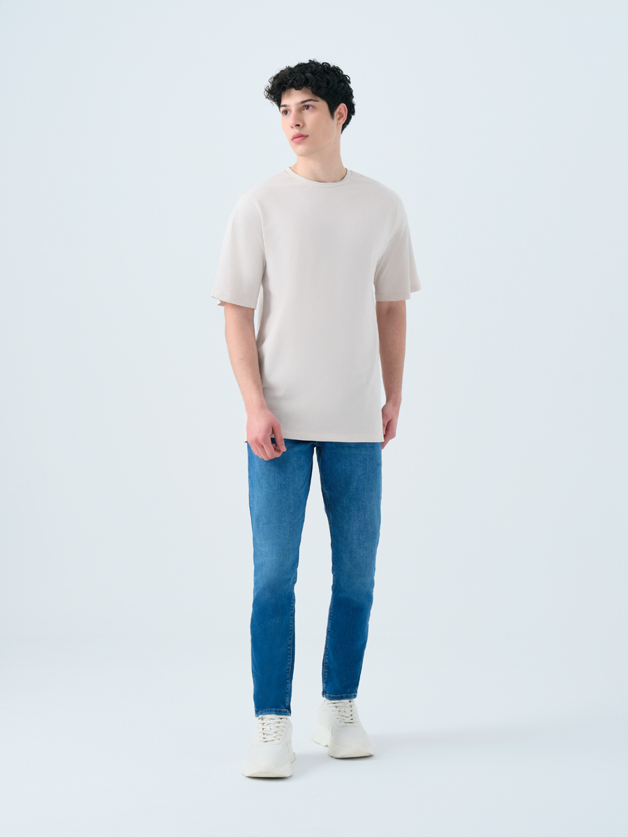 Oversize Fit Erkek Tshirt K.kol